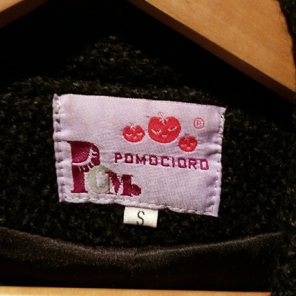 Pomocioro black waist length jacket - Picture 5 of 5